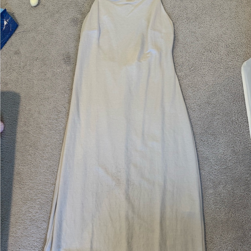 H&M Cream Midi Dress